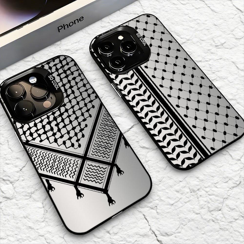 Apple Iphone 15 - Casing Ponsel Keffiyeh Palestina Untuk IPhone