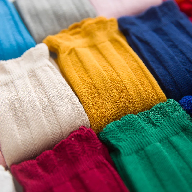 Baby Sock Oximeter - Kaus kaki katun untuk bayi perempuan,
