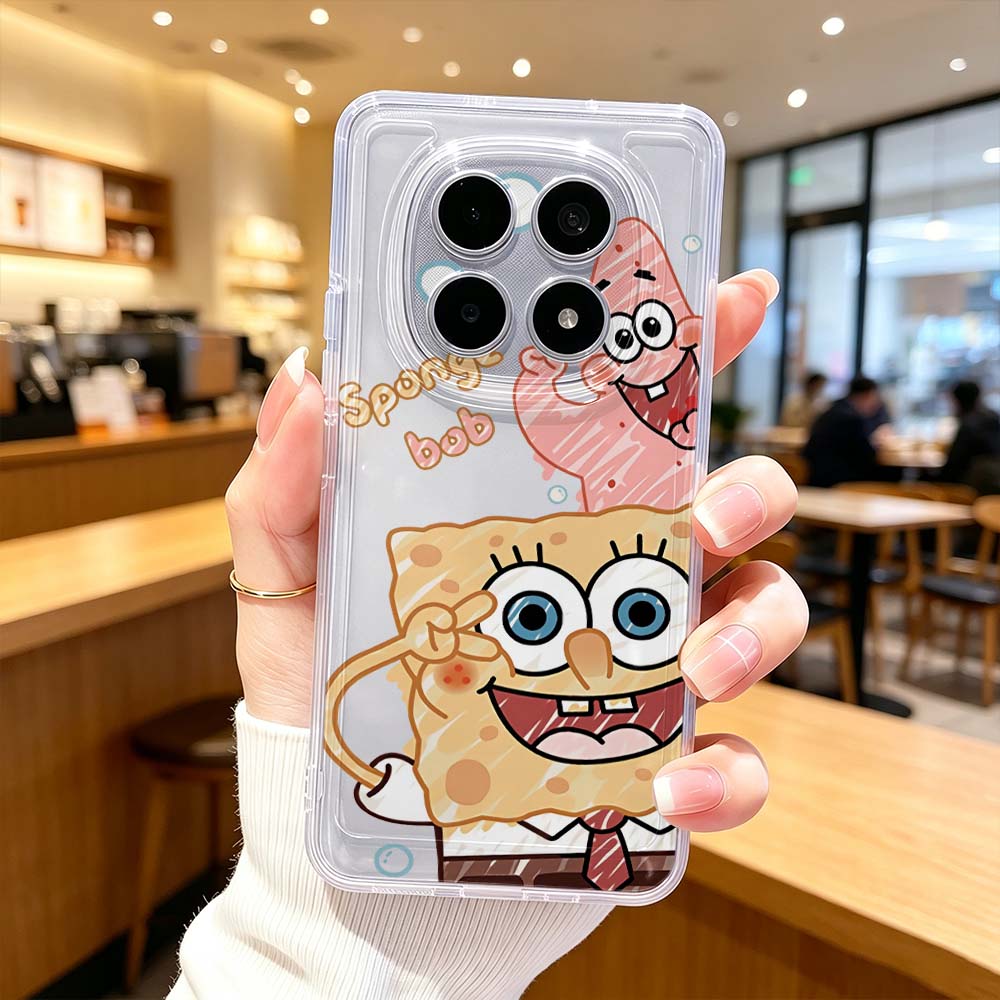 Xiaomi Poco X6 - Casing Kartun Lucu S-SpongeBob Untuk Xiaomi