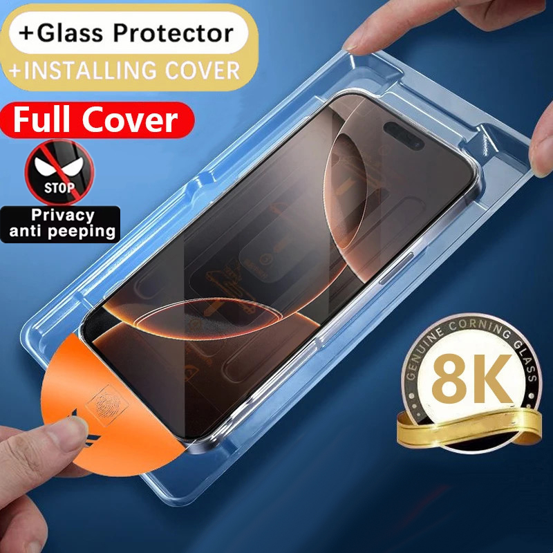 Oppo Reno 12 - Pelindung Layar Anti-Sadap Privasi Kaca Tempered