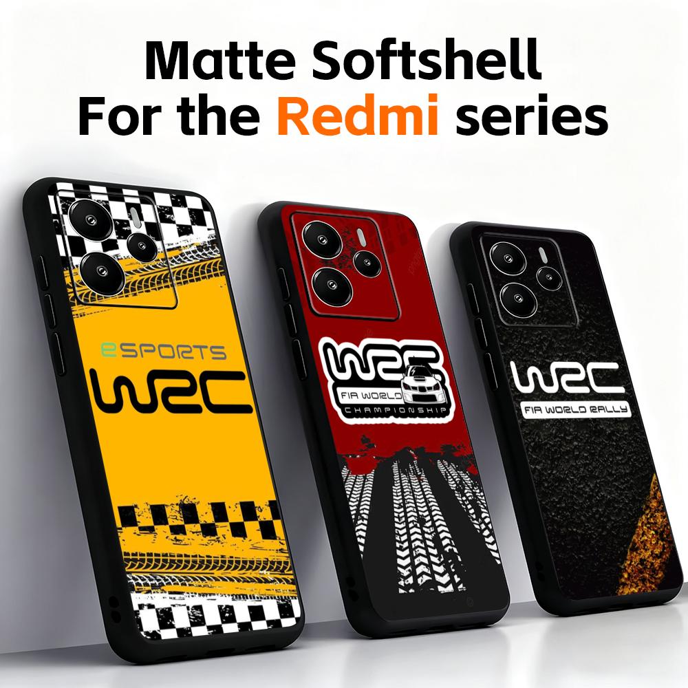 Xiaomi Redmi Note 13 - Casing Ponsel Fashion Mobil Balap WRC