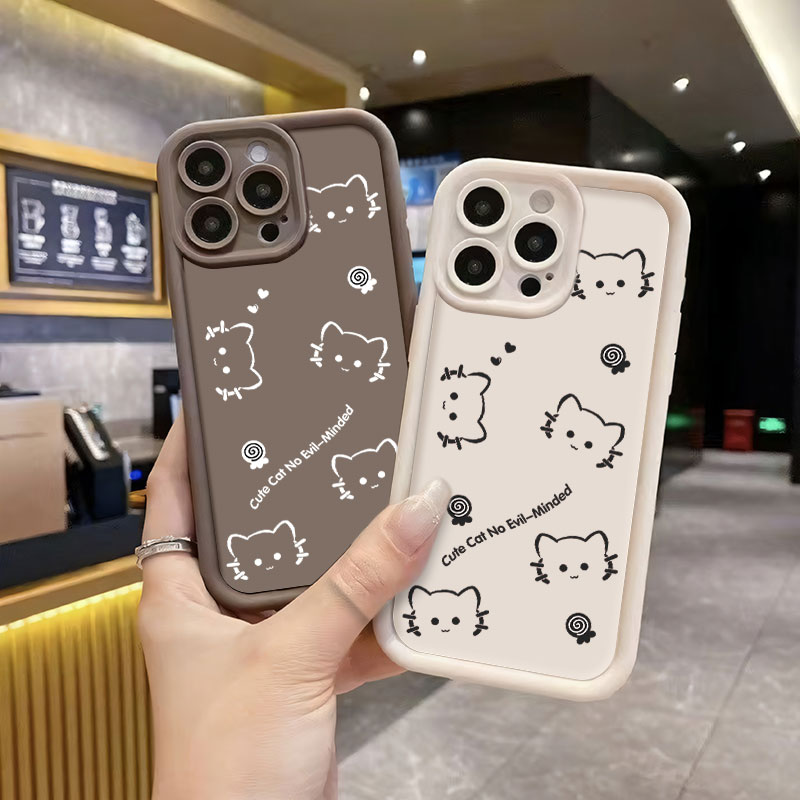 Realme Note 50 - Casing Kucing Lucu Modis untuk Realme