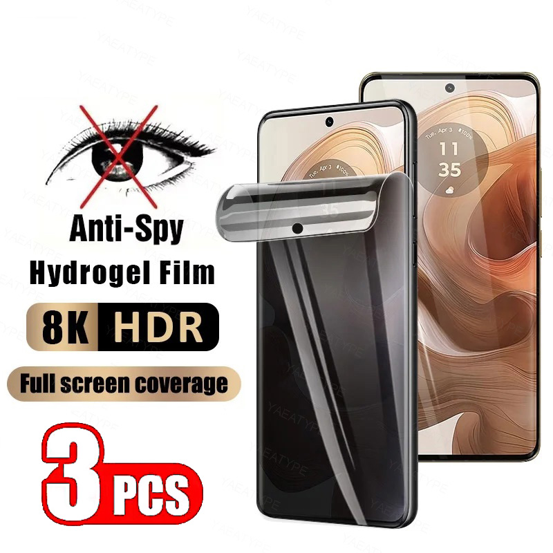 Huawei Pura 70 - 3 Buah Film Hidrogel Privasi untuk