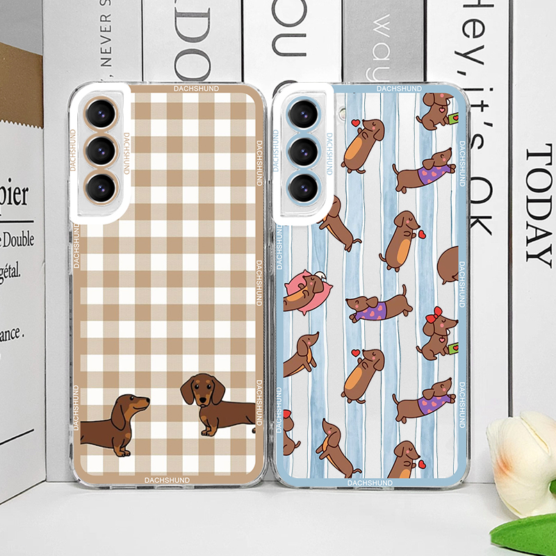 Samsung Galaxy S24 - Casing Ponsel Anjing Sosis Lucu untuk