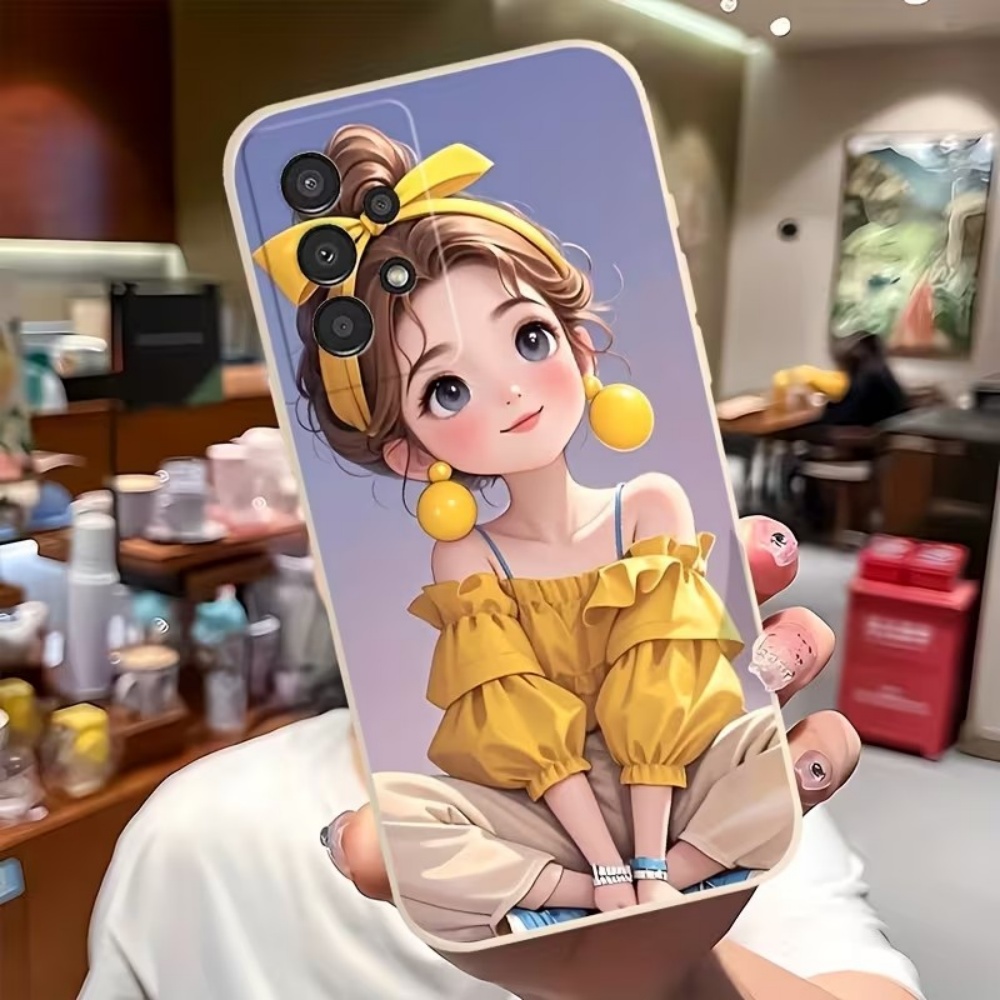 Samsung Galaxy S24 - Casing Ponsel Desain Pola Gadis Kartun