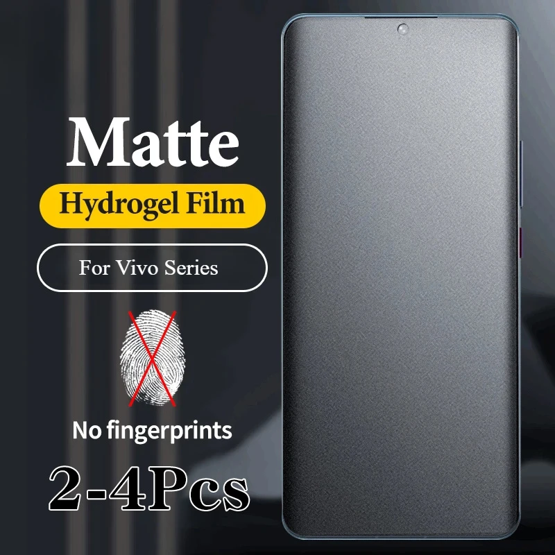 Vivo V40 - 1-4 buah silikon Matte hidrogel Film