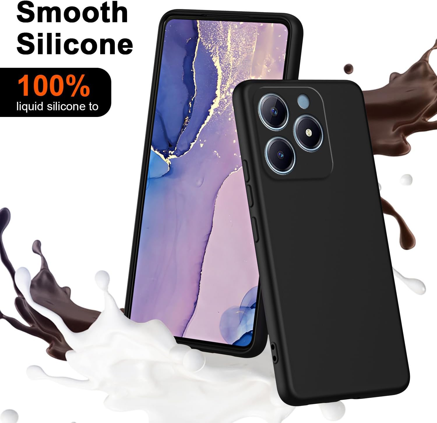 Casing silikon cair fleksibel, - Realme Note 50 ulasan dan harga