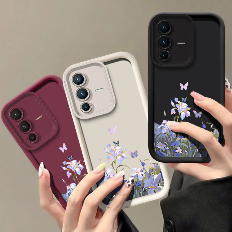Casing Ponsel Motif Bunga Kupu - Vivo X200 ulasan dan harga