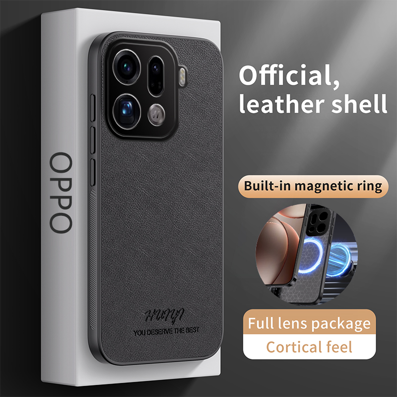 Casing Ponsel Magnetik Kulit M - Oppo Find X8 ulasan dan harga