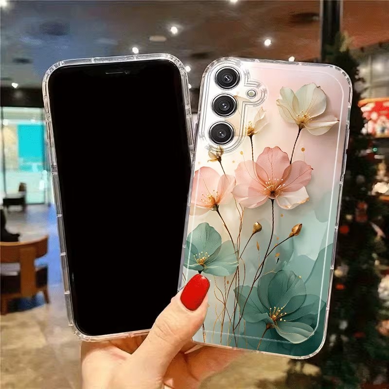 Casing Ponsel Bening Anti Seli - Samsung Galaxy S24 ulasan dan harga