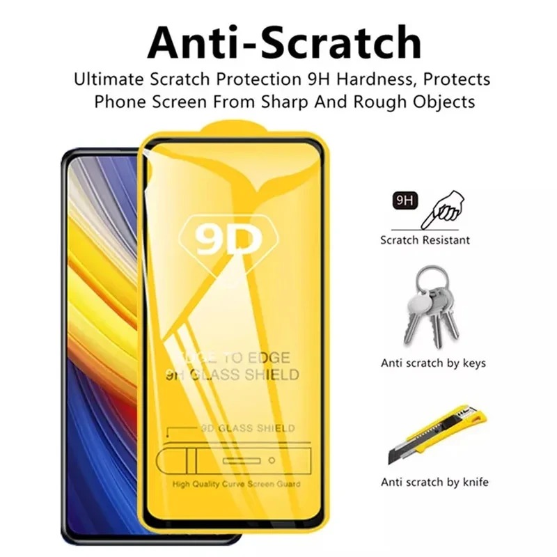 Kaca pelindung Cover penuh 9D  - Realme C67 ulasan dan harga
