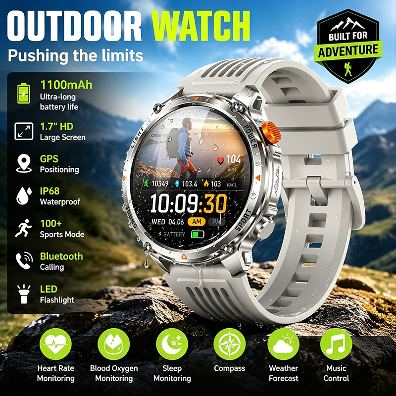 Jam Tangan Pintar Panggilan Ni - Breath Rate Monitor ulasan dan harga