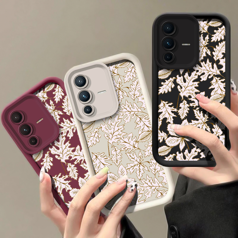 Casing Ponsel Pola Daun untuk  - Vivo V40 ulasan dan harga