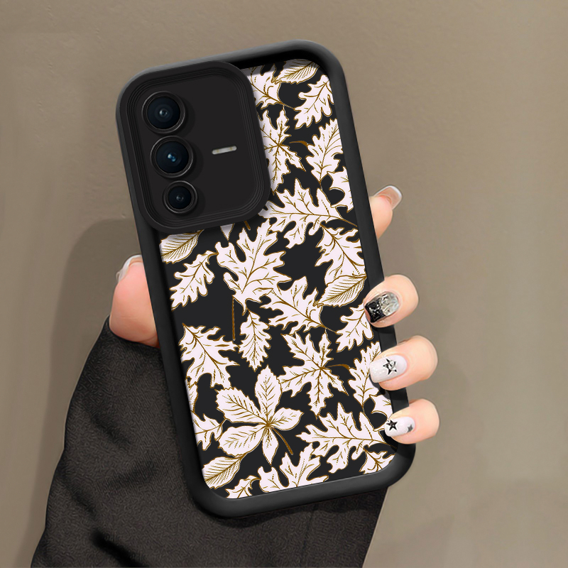 Casing Ponsel Pola Daun untuk  - Vivo V40 ulasan dan harga